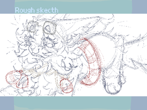 Sno bannner sketch/line art check