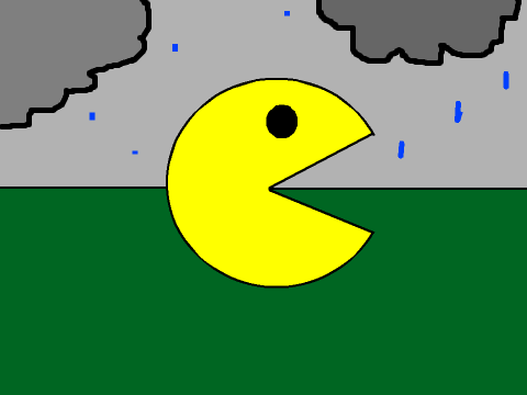 Speed-draw pac man - test