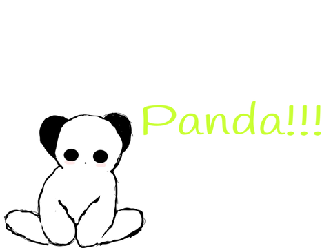 My panda entry