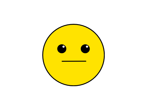 Neutral & Skeptical Emojis