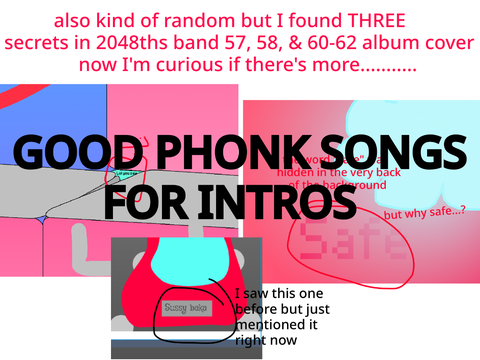 GOOD SONGS FOR FUTURE INTROS?!
