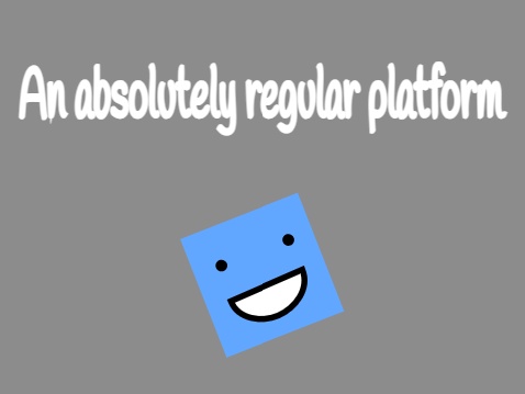 An Absolutely Regular Platform (UPDATED!)