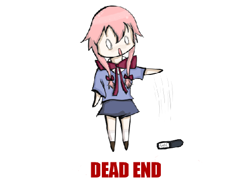 When you drop your Future Diary