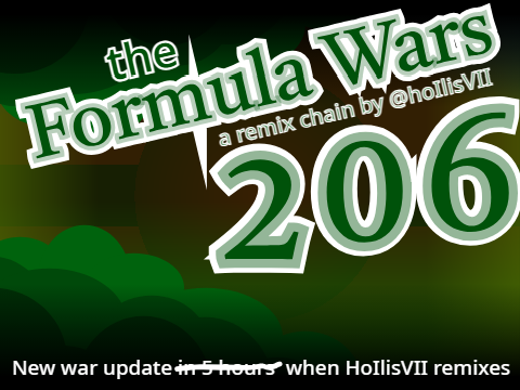 {the Formula Wars // 206}