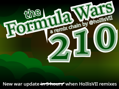{the Formula Wars // 210}