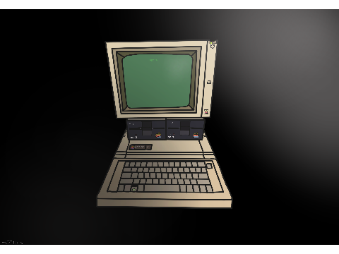 Apple computer drawings