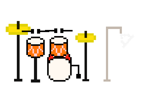 Pixel Drum kit