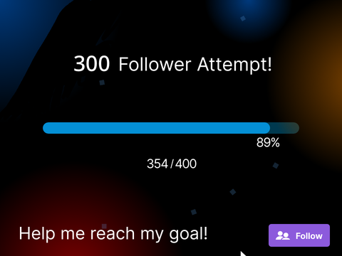400 FOLLOWER ATTEMPT! 