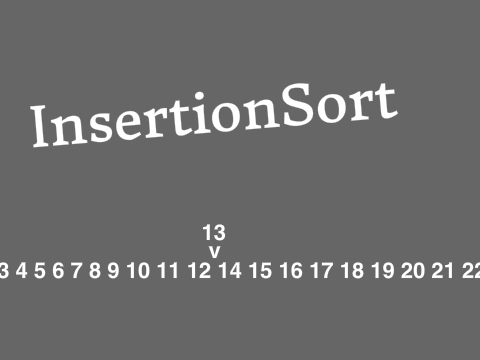 InsertionSort visual