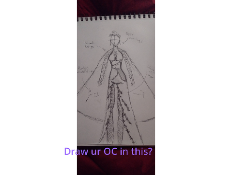 Oc drawing fashion type thing
