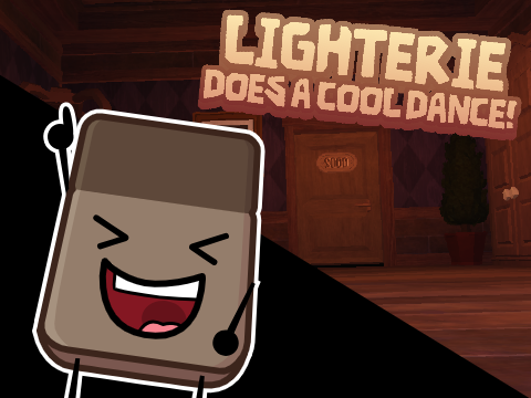 Lighterie doing a cool dance TOO!!!!