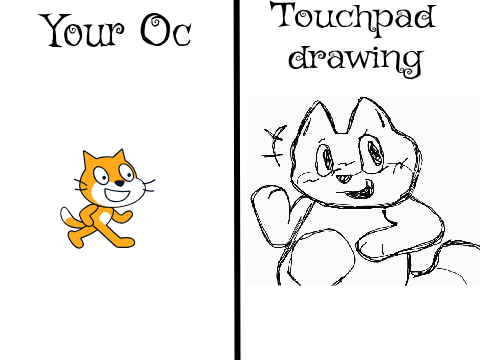 I'll draw your oc using a touchpad! (OPEN)