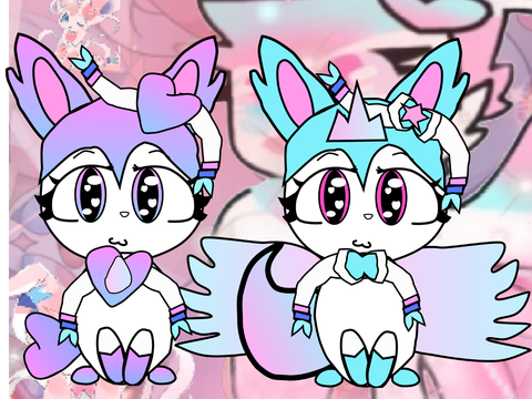Sylv and Shinycutesylveon in this base