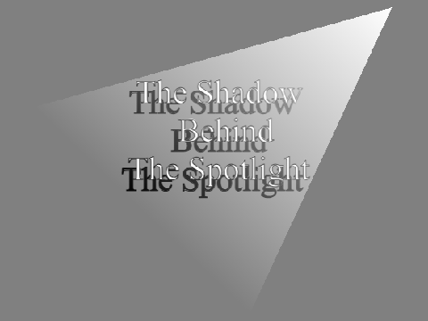The Shadow Behind The Spotlight