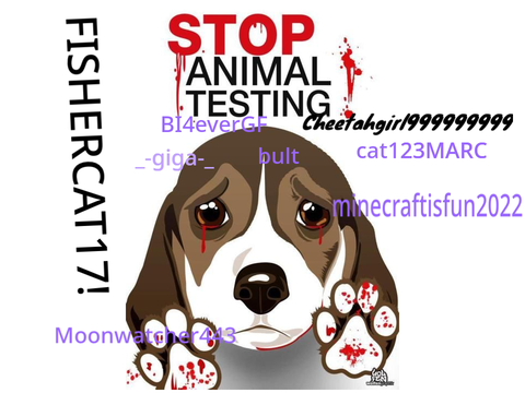 Sign to make animal testing stop remix remix