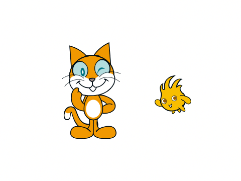 Scratchy & Gobo Vector ClipArt from Super Scratch Programming Adventure! (Sprite Rip)