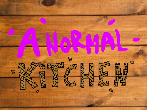 Just a very normal and regular kitchen