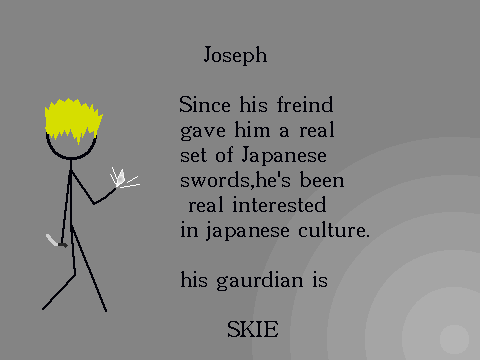 Guardians Bios:Joseph and SKIE(press space)