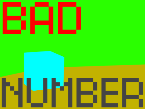 Bad Number (EPILEPSY WARNING)