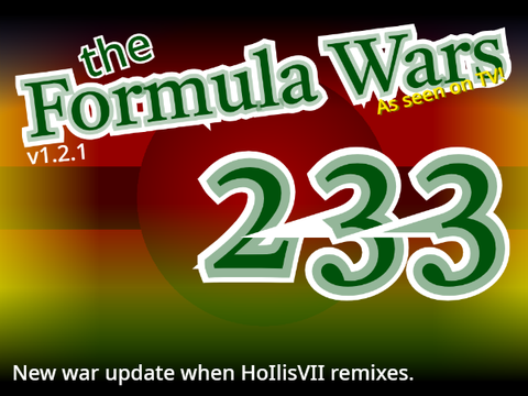 {the Formula Wars // x + 1}