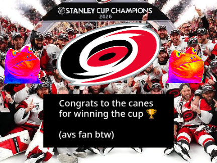 congrats to the canes
