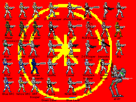 Clone sprite pack