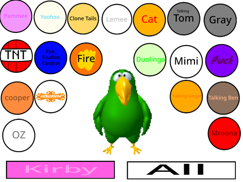 Beat up peedy the parrot
