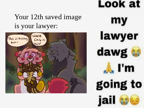 Your 12th Saved Image is Your Lawyer remix remix