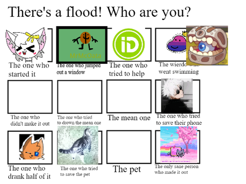 There's a flood! Who are you?  (remix x2) remix remix remix remix