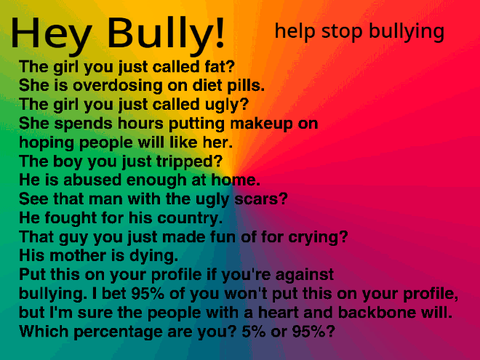 Help Stop Bullying! Remix if YOU care! remix remix remix