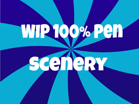 Sneak Peek - 100% Pen Scenery