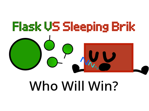 Flask VS Sleeping Brik