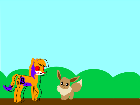 Eevee blows up pony!
