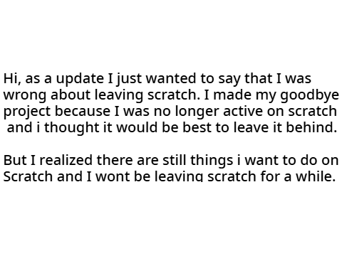 Goodbye - Updated