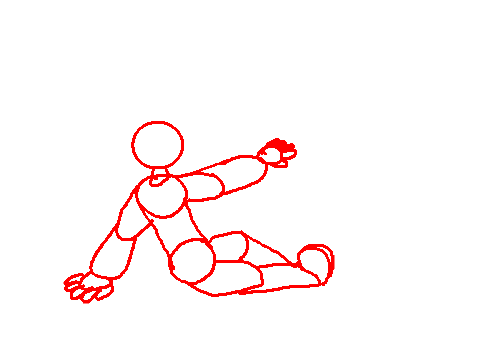 I fell over