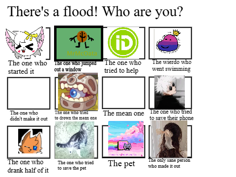 There's a flood! Who are you?(remix times 7)