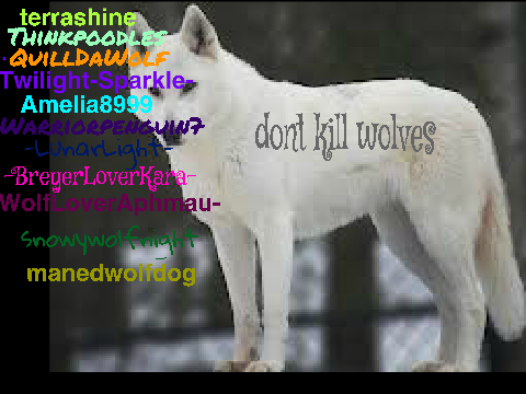 Sign Here if you're against Wolf hunters