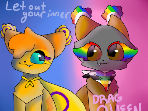 LilacClan pride month art drop #1 :3