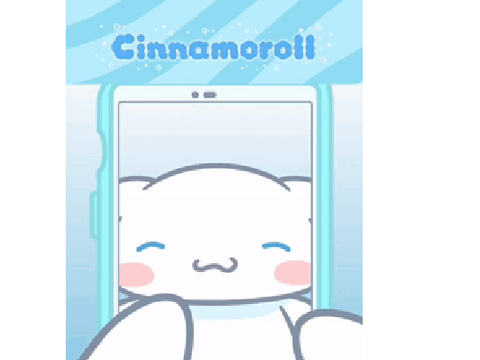 Cinnamroll in facetalk