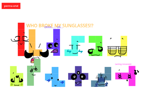 Someone broke L's sunglasses