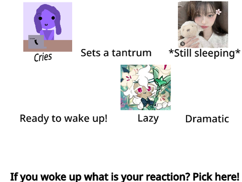 If you woke up what is your reaction? remix remix