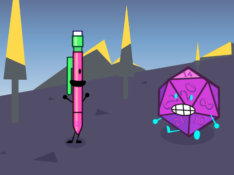 Animating in the bfdi is back style