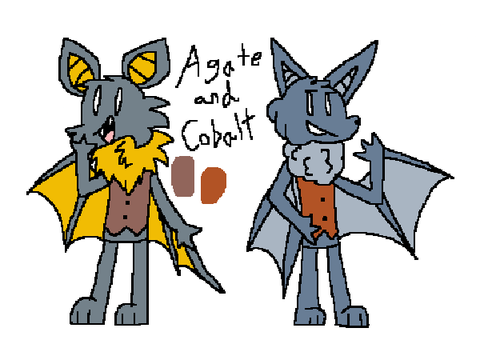 Agate and Cobalt! (Investigators OCs)