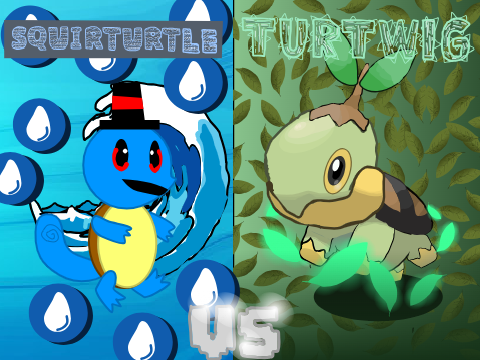 Squirturtle vs Turtwig - An Animation Entry!