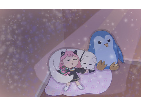 Anya and bond nap <3