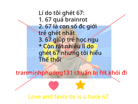Follow @CrosleyMelody is u hate 67