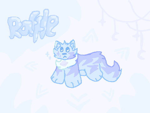 Raffle | blue fox pup