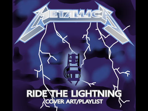 Metallica- Ride The Lightning || Cover Art/Playlist