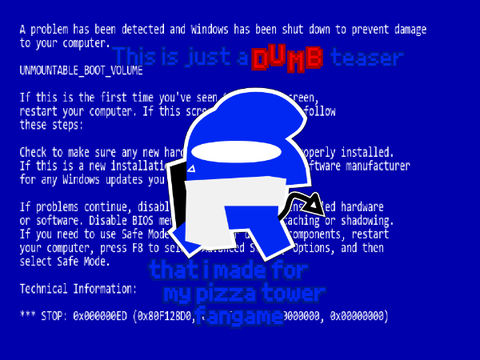 [flashing warnin] teasers i guess