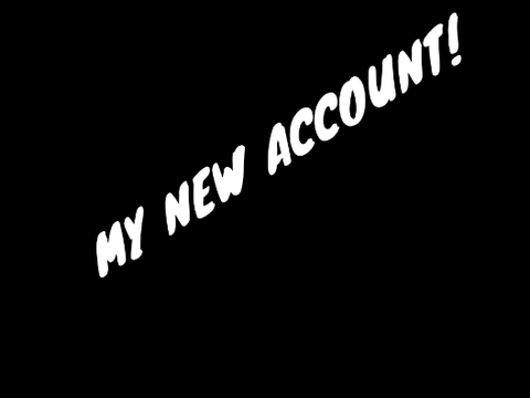 My new Account 